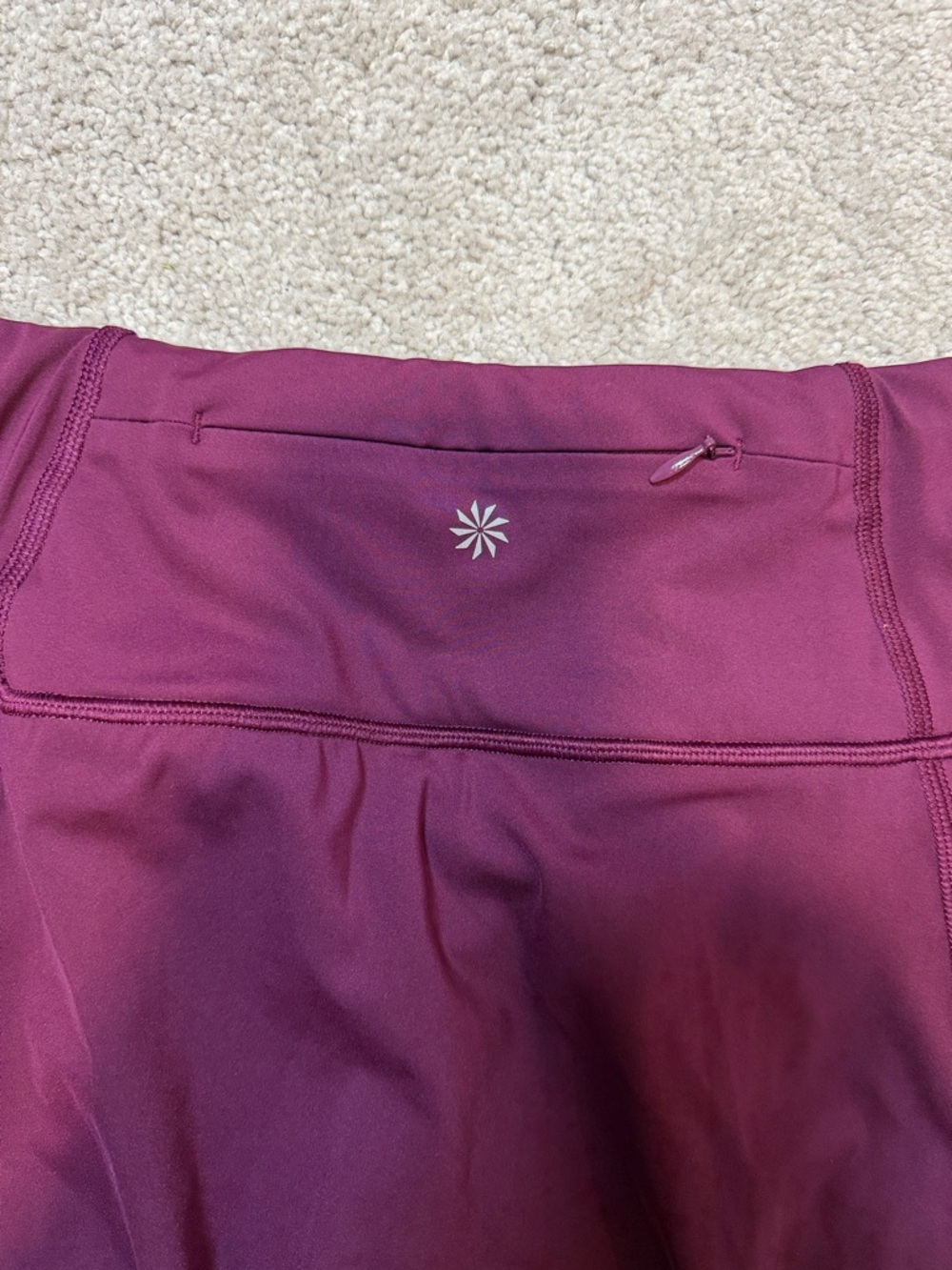 Athleta Plum Wine Athletic Skort - Picture 5 of 6